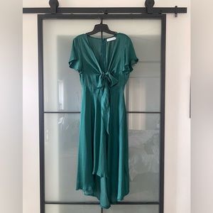 Petal and pup Amanda hi lo tie front dress